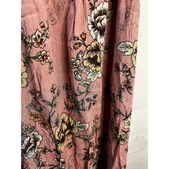 FOREVER 21 Floral High Neck Maxi‎ Dress Small NEW - Picture 7 of 8